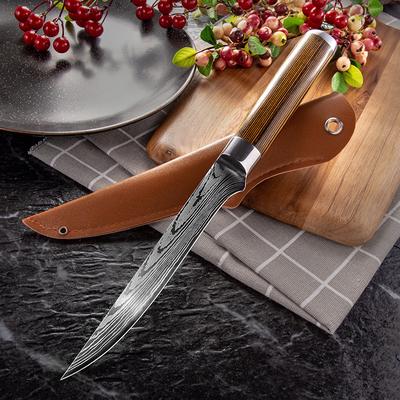 Sharp Kitchen Knife 6-inch Boning Knife for Household Fish Knife Stainless Steel Meat Knife for Slaughtering Pigs Fruit Knife