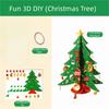 LED Christmas Tree DIY Craft Kit Colorful Desktop Christmas Ornament  Beginner‑Friendly