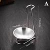 Stainless Steel Single/Double Ladle Vertical Spoon Utensil Rack Soup Spoon Rest Stand Multi-Function Tableware Storage Shelf