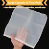 4 Pcs 12"x12" Nut Milk Bag, Fine Mesh Nylon Cheese Cloth Bag for Straining, Reble Strainer Bags for Almond Milk, Yogurt, Juice, Cheese Making, Cold