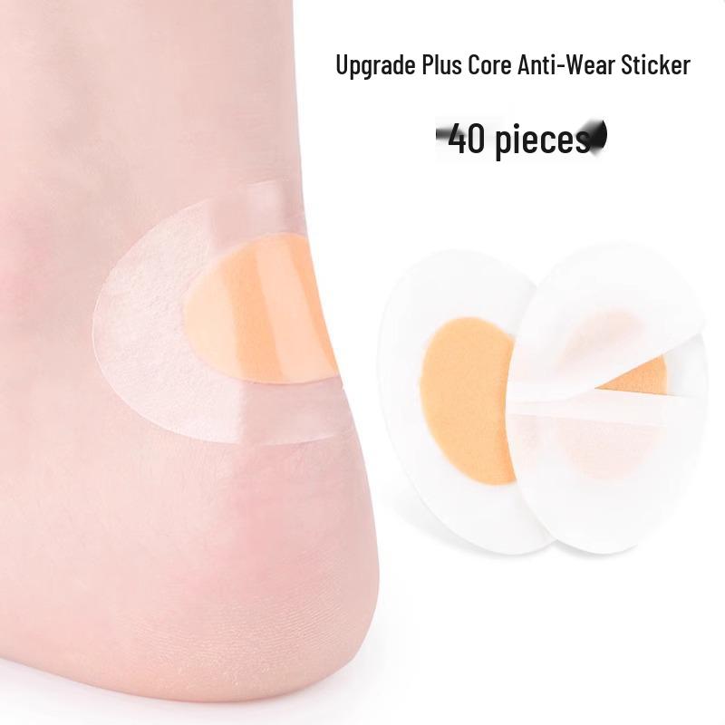 Transparent Anti-Friction Heel Stickers for Men and Women – Protects Ankles