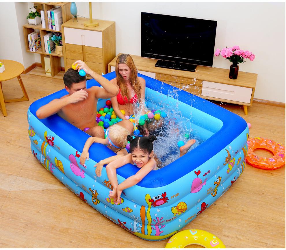 Large Inflatable Pool for Kids: Indoor/Outdoor Play and Sandpit