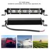 7in 18W 6LED 6000K Weißes Arbeitslicht IP67 Ultraschlanke Lampenleiste Streifen für Offroad Schiffe Auto