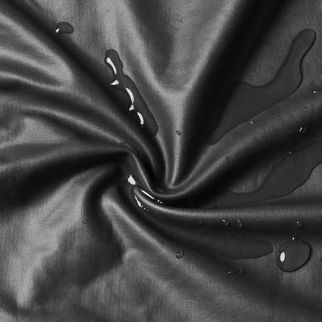 Elastic Edged Round Table Cloth Oilproof 27.5-33.5" Wipeable Cover Easy to Clean