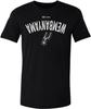 T-shirt Nera Grafica Logo NBPA Wemby Spurs