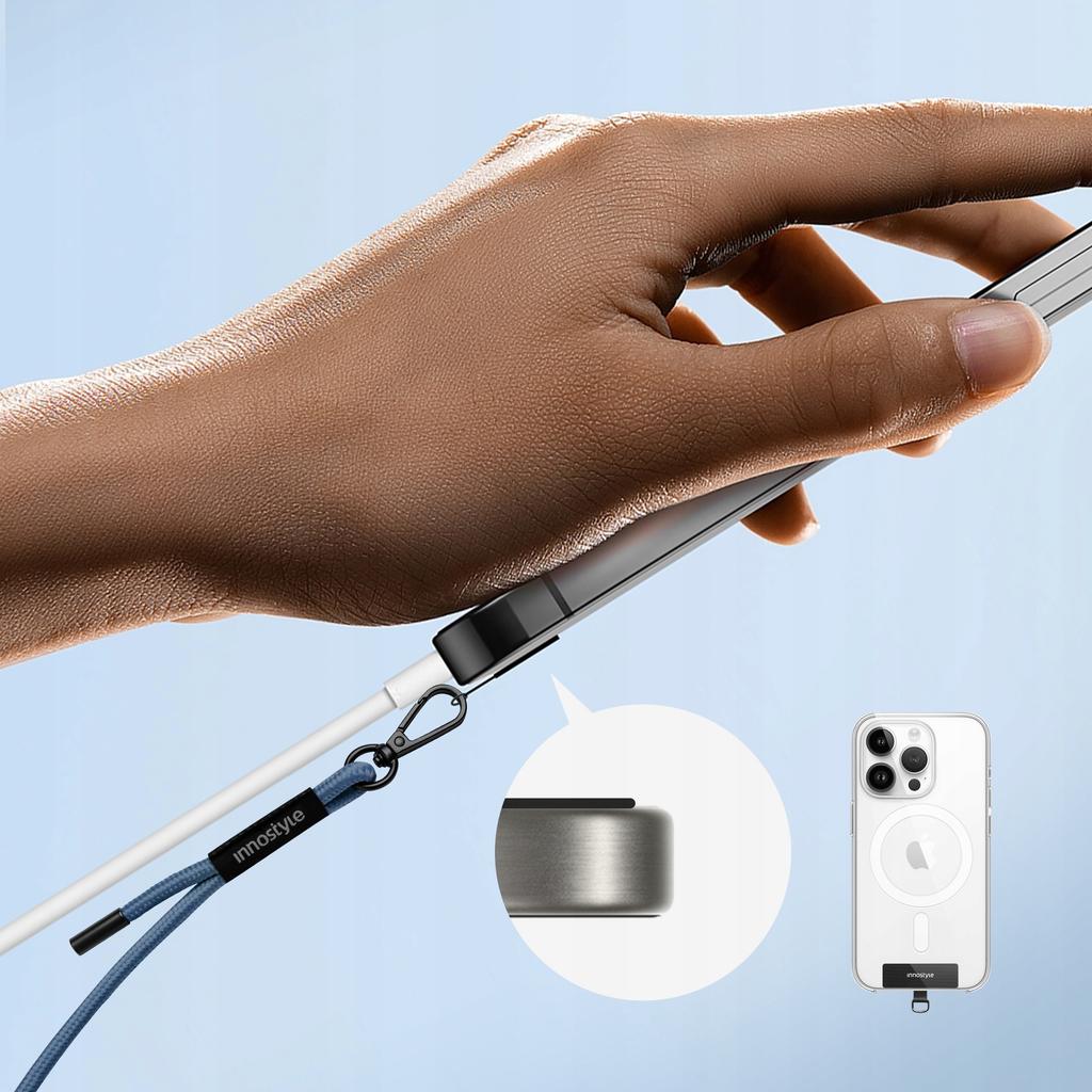 Innostyle Phone Neck Lanyard Crossbody Insert Strong Blue 6Mm