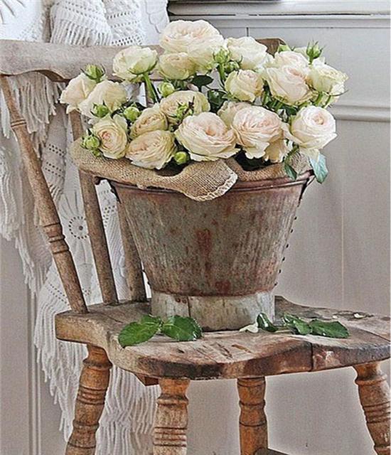 RUOPOTY DIY Frame Painting By Numbers Flower Acrylic On Canvas Wall Art Picture By Numbers For Living Room