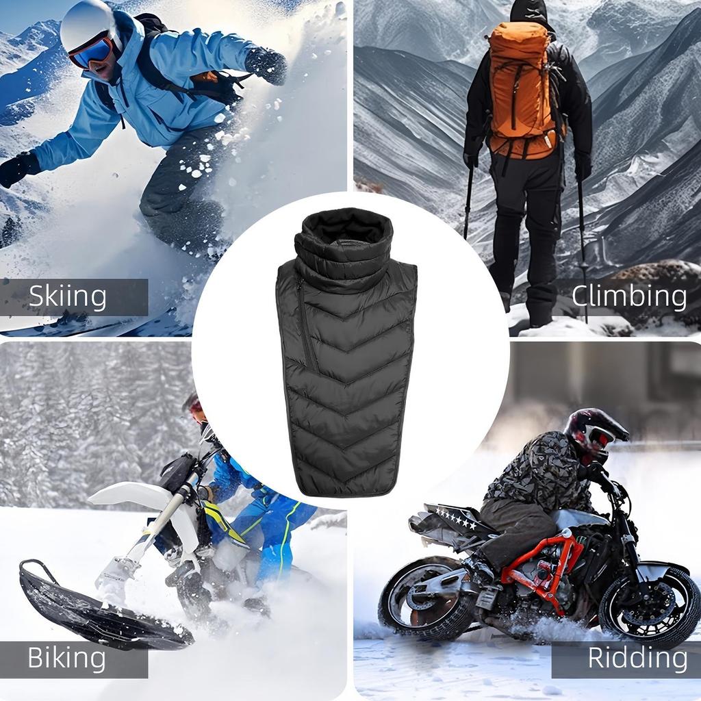 Winter Motorrad Wärme Halstuch Warmer Nackenschal Radfahren Brustschutz Winddicht Wasserdicht Motorrad Nackenschutz
