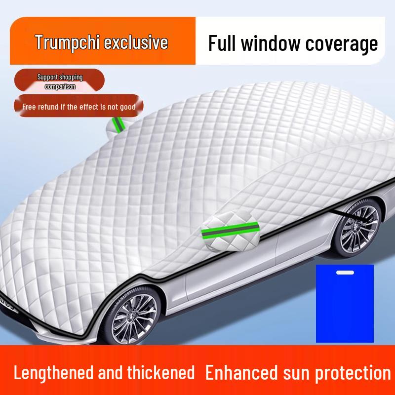 Car Sunshade and Cover: Front Windshield Protection, Heat Insulation, Sun Shelter, Special for Compact Cars