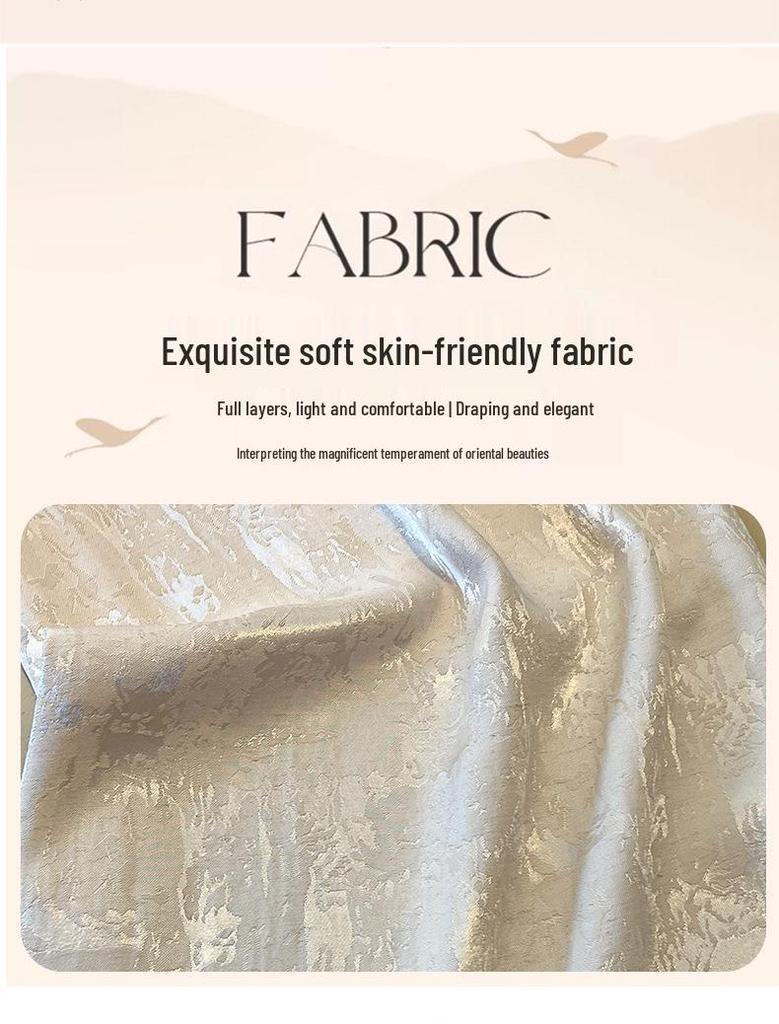 Silk Jacquard Wide-Leg Pants for Middle-Aged Women - Ethnic Style Retro Slimming Design