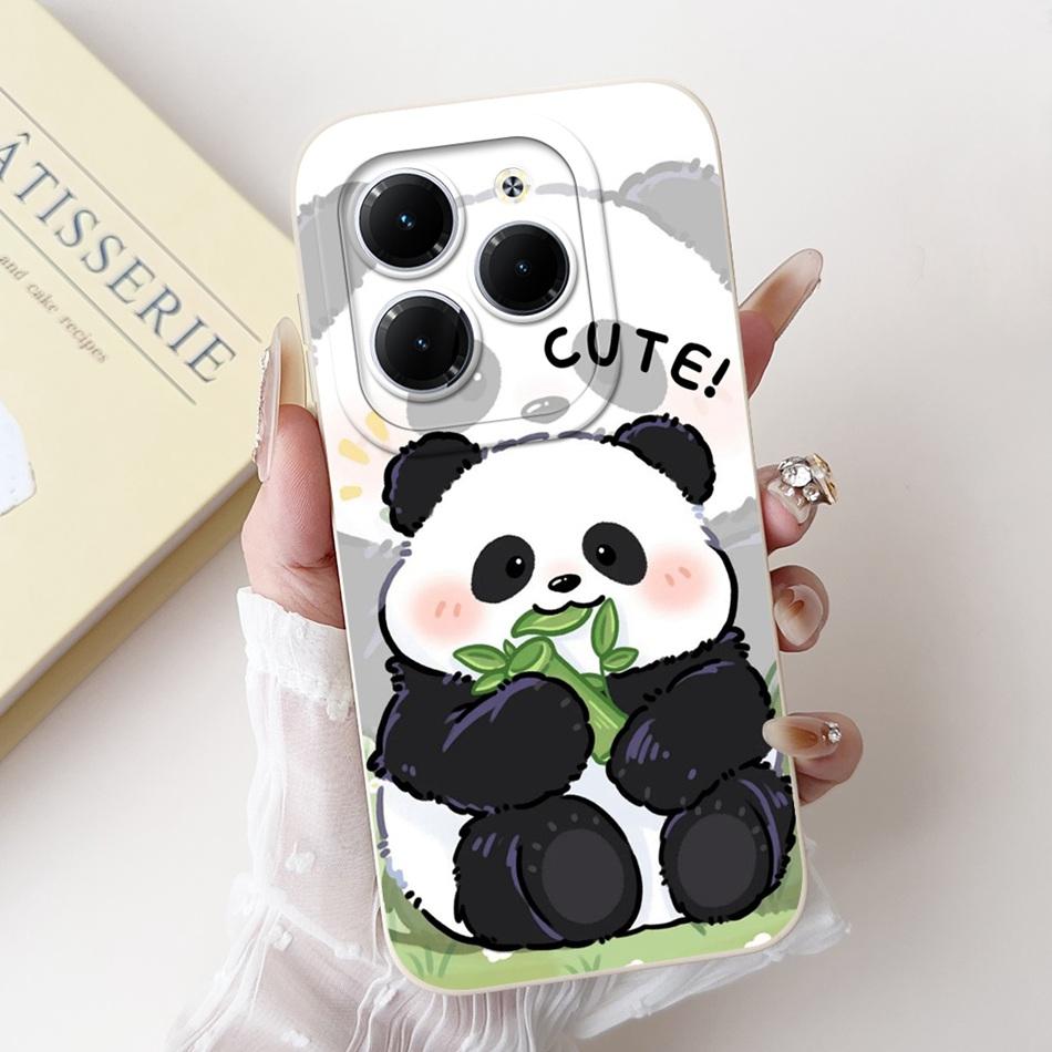 For Infinix Hot 40 Pro Case Hot 40 40i 40Pro Hot40 Hot40i Cute Panda Rabbit Cartoon Soft Silicone Shockproof Phone Cases