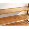 6-Tier Shoe Rack for Entryway, Natural Bamboo Wood Shoe Rack 24 Pairs Shoe Organizer Closet (26.77 x 9.84 x 35.43)(L x W x H)