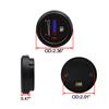 Universal 52mm 12V Fuel Level Gauge Car Motorcycle-10-Segment LED Display,Ultra-Thin Meter with Blue Backlight Easy Installation