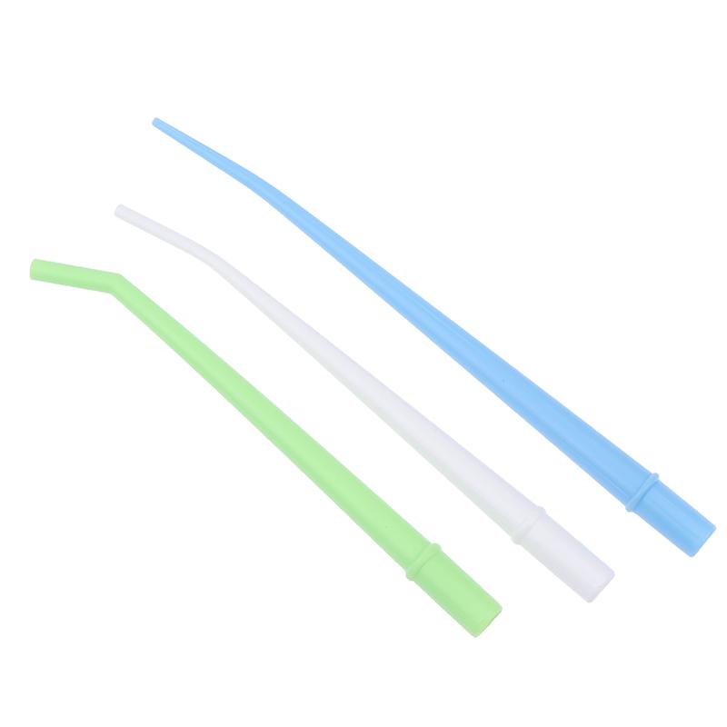 25Pcs Disposable Dental Saliva Ejector Surgical Suction Tips Long Slim Type Dentistry Clinic Strong Suction Tube Dentist Tools
