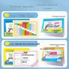 Bilingual Primary School Calendar: Math & English Formula Cards, Speed Calculation & Knowledge Guide