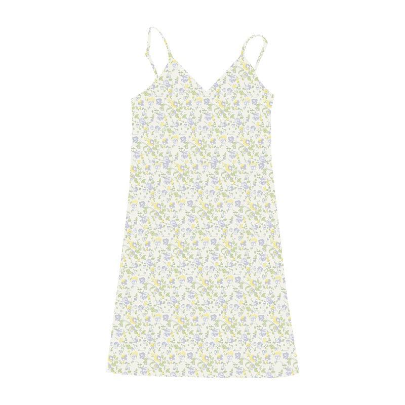 Vintage Printed V-neck Sexy Dress for Women Summer Floral Sleeveless Elegant Slim Fit Woman Dress Party Club Backless Casual Dresses 24489