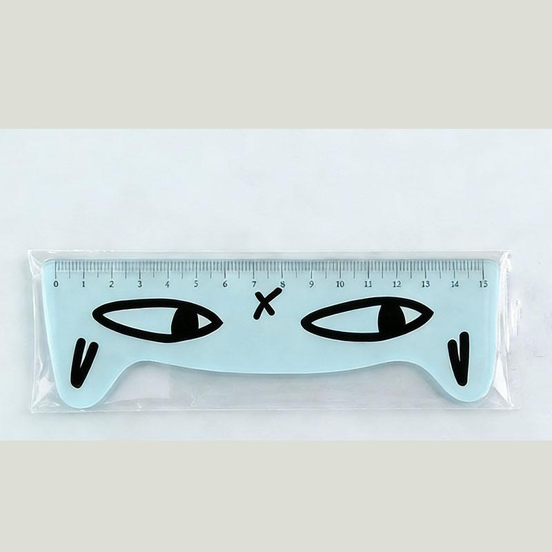 1 pc cat Straight Ruler Cute cartoon  ruler cartoon for Drawing School stationery