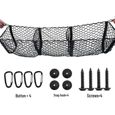 SUV Offroad Pickup Ladeflächen-Netz - Dreifach-Taschen-Kofferraum-Organizer