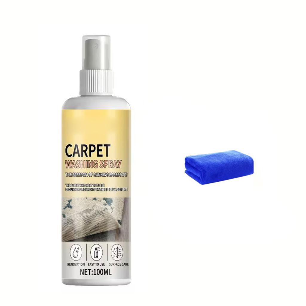 Spray Detergente per Tessuti per Divano e Tappeto 100ml Spray per Rinnovamento e Cura delle Superfici Facile da Usare per la Manutenzione di Tappezzeria di Casa e Ufficio