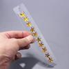 Mini molletta per capelli a stella con strass per bambini e spose