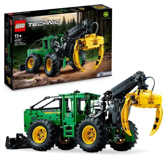 Lego® Technic 42157 John Deere 948L-II Skidder, construction vehicle model with functions nero