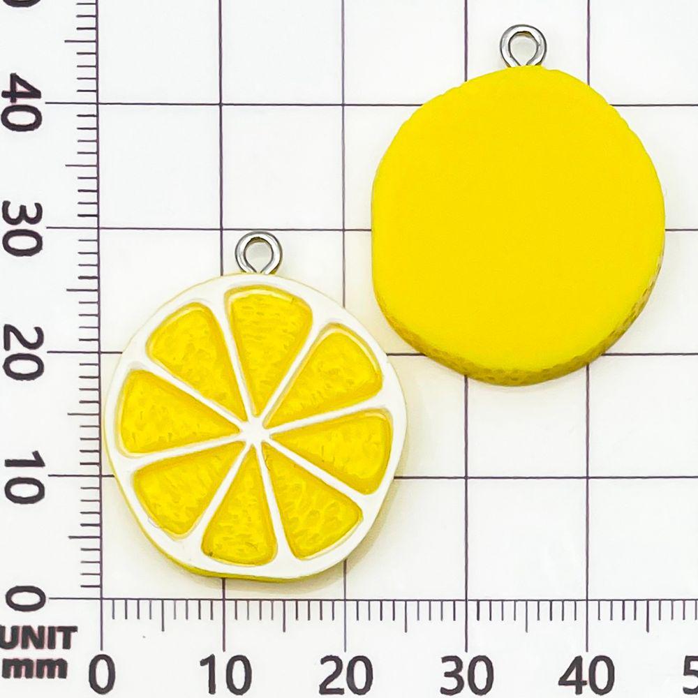 15-Color Resin Cartoon Fruit Pendants: Watermelon & Apple Charms for DIY Jewelry