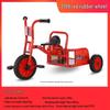 Children's Double Pedal Tricycle with Basket for Outdoor Play