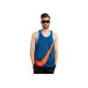 Big Logo Casual Training Loose Comfortable Breathable Vest Men Vests Blue DH7133-404
