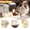 2 In 1 Automatic Pet Feeder Cats Water Container Cat Food Bowl for Small Dogs