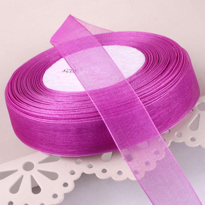 2cm Transparent Gauze Ribbon for Gift Boxes, Cake Decorations, Headbands, and Dance Streamers