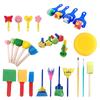 30-Piece Children's Art Sponge Stamp Set for DIY Early Education and Graffiti Painting