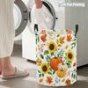 Collapsible Laundry Basket Large Round Waterproof Fabric Hamper Dirty Clothes Storage Bin Toy Organizer with Handles