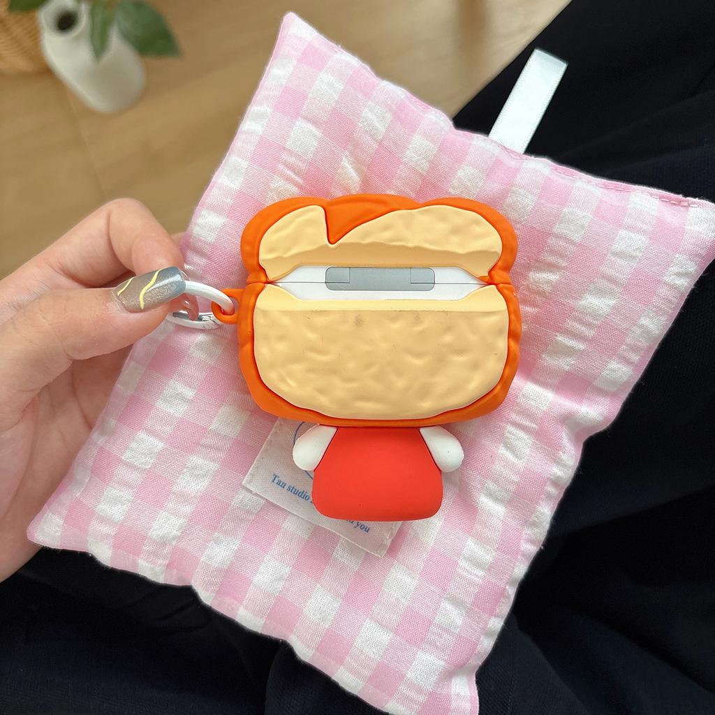 Cute toast kt cat AirPods pro apple bluetooth headset case 1/1/1 generation cartoon protective case for women