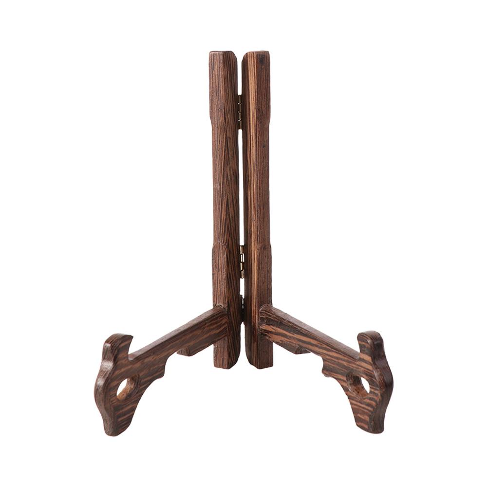 Multifunction Decoration Picture Bracket Wooden Plate Holder Display Stand Photo Frame Stand Easels