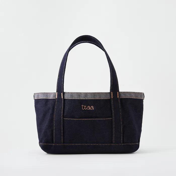 Logo Stitch Mini Tote Navy