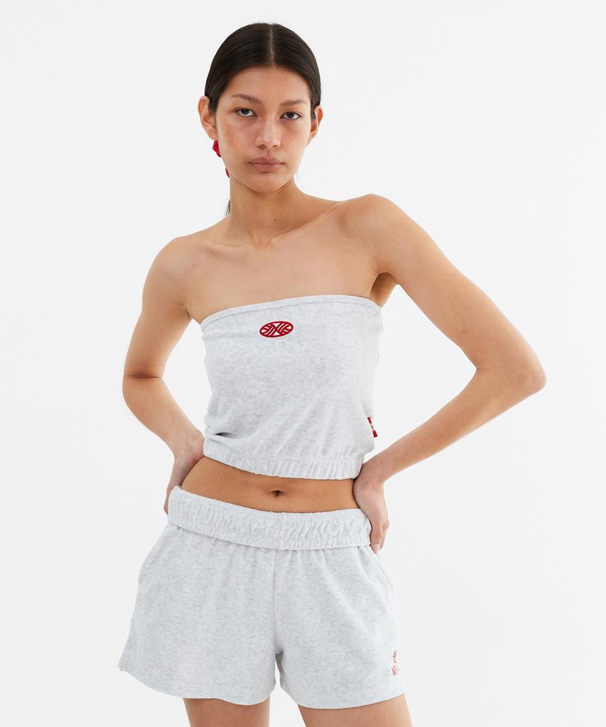 Minasu Mns Terry Tubetop_White Melange