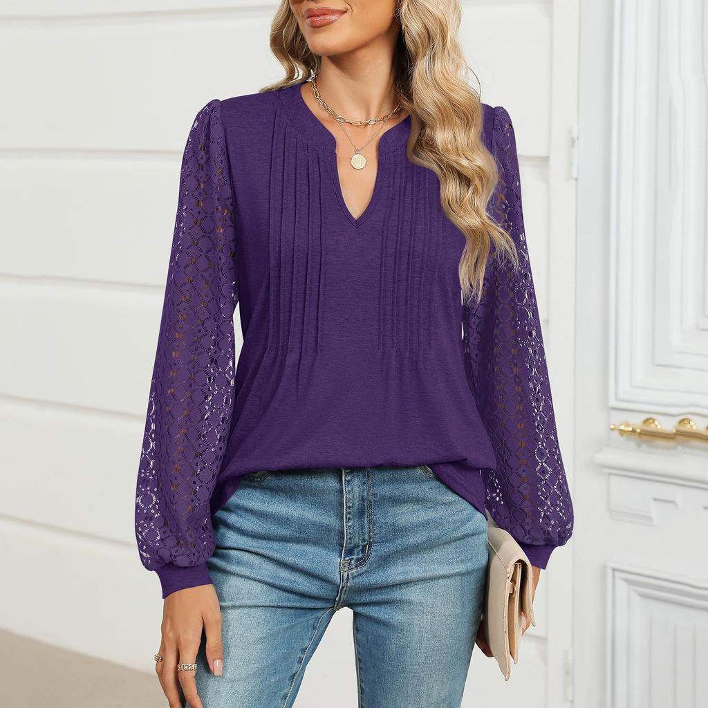 Hauts pour femmes, chemises habillées décontractées à manches longues, t-shirts