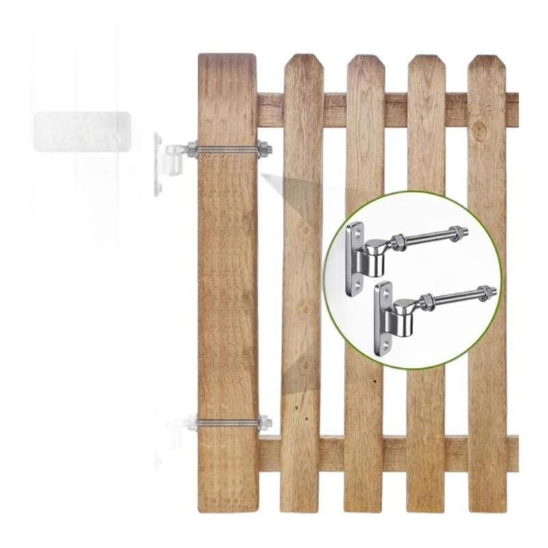 Upgrades Bolts Hinges for Gates Rusts Proof Door Hinges Adjustable Bolts Hinges Simple Installation for Wood or Metal Door