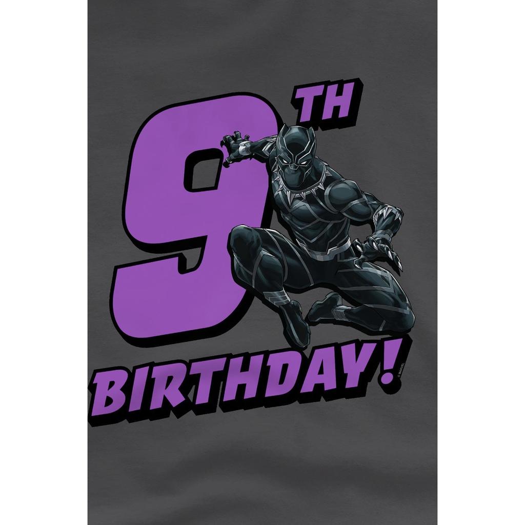 Black Panther Kinder T-Shirt zum 9. Geburtstag