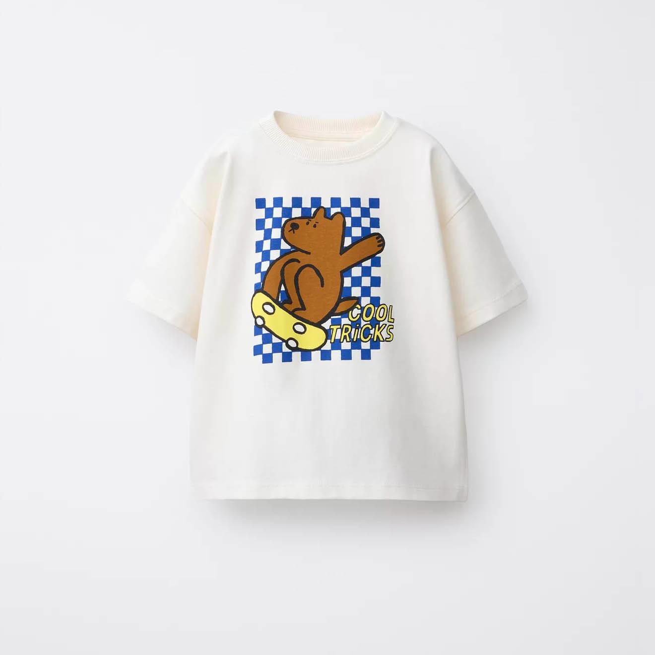

Printed Cartoon T-shirt For Kids Clothing Summer Costume Simple Fashion Baby Girl And Boy Short Sleeve Tees Tops Children Tshirt 110