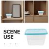 8pcs Reusable Moisture Absorber Box Empty Dehumidifier Container For Closet Bathroom Wardrobe Storage Refillable Plastic