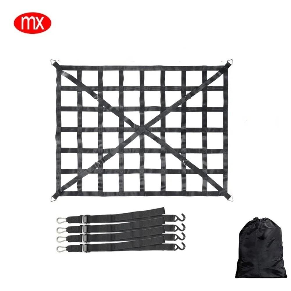 Wear Resistance Cargo Isolation Net Durable Woven Material Rear Cargo Net  Vehicle Modification