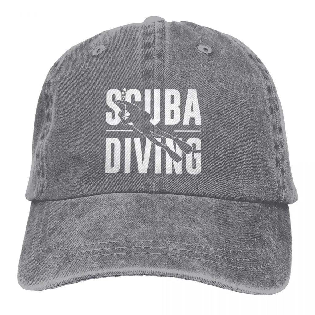 Summer Cap Sun Visor Apparel With A Suba Diver Hip Hop Caps Dive Scuba Diving Cowboy Hat Peaked Trucker Dad Hats