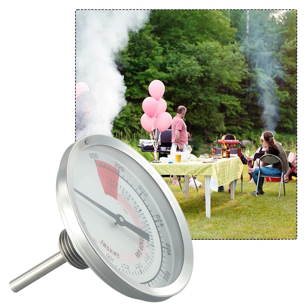 BBQ Grill Heat Indicator Temperature Gauge for Kitchen Aid For Gas Grill Easy To Install Temperature Range 150 600F