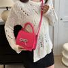 Vintage Chic Small Square Bag For Women In Black White Blue Grey And Rose Pink For Casual Commute Stylish Look