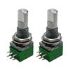Set of 2 Professional Noise Cancelling Guitar Volumes Tone Control Stacked Potentiometer Metal Construction for Guitar