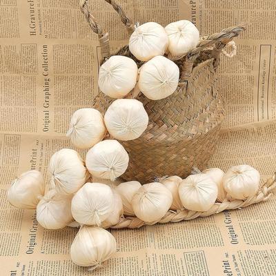 2 Pcs Artificial Onion String, Fake Garlic Hanging String Hanging Artificial Foam Vegetables Garlic Decorative Fake Plants