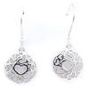 Les Trésors De Lily [J9411] - Silver 'Love' Earrings Silver (rhodium Plated) - 13 Mm