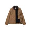 Carhartt WIP SS24 Detroit Jacket Classic Color Block Logo Zip Long Sleeve Detroit Jacket Unisex Jacket Khaki I032940-00S-02