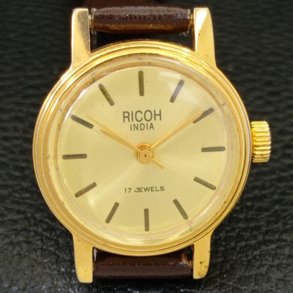 USED RICOH HAND-WINDING INDIAN WOMENS ORIGINAL DIAL WATCH A432230-2